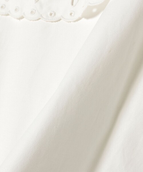 BEAMS HEART(ビームスハート)の「刺繍 ビッグカラー シャツ(シャツ/ブラウス・レディース・ブラック/サックスブルー/オフホワイト・FREE)」の13枚目の写真