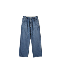 HORLISUN（ホーリーサン）の「Corrigin One Tuck Denim Pants Normal Navy（デニムパンツ）」