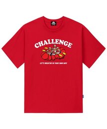 CHALLENGE BOAT BEAR GRAPHIC Tシャツ - レッド