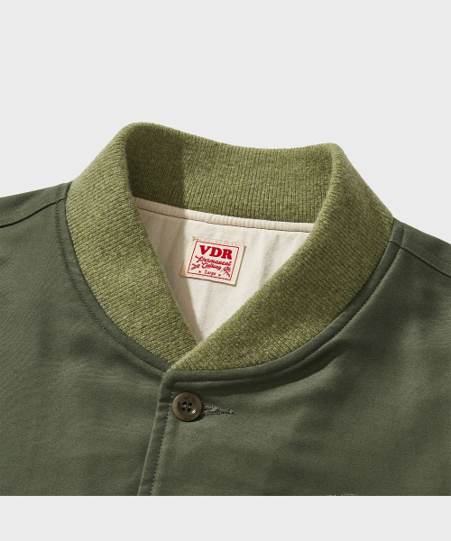 VDR（ブイディアール）の「HEAVY MOLESKIN BOMBER JACKET [Olive Brunch]（ブルゾン・メンズ・その他・MEDIUM/LARGE/X-LARGE）」の3枚目の写真