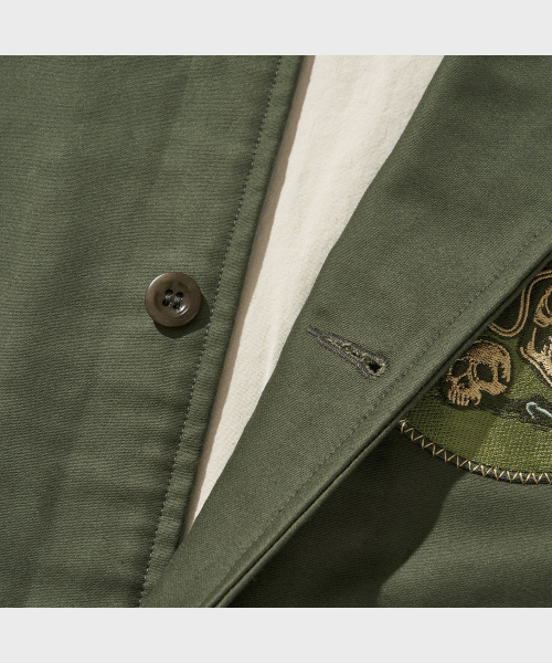 VDR（ブイディアール）の「HEAVY MOLESKIN BOMBER JACKET [Olive Brunch]（ブルゾン・メンズ・その他・MEDIUM/LARGE/X-LARGE）」の5枚目の写真