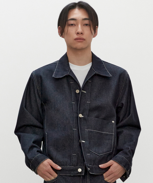 DECET(デケト)の「Dawn Denim Jacket DCJK001CPIndigo(デニムジャケット・レディース・その他・MEDIUM/LARGE/X-LARGE)」の4枚目の写真