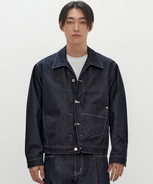 DECET(デケト)の「Dawn Denim Jacket DCJK001CPIndigo(デニムジャケット・レディース・その他・MEDIUM/LARGE/X-LARGE)」の6枚目の写真