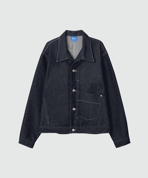 DECET(デケト)の「Dawn Denim Jacket DCJK001CPIndigo(デニムジャケット・レディース・その他・MEDIUM/LARGE/X-LARGE)」の7枚目の写真