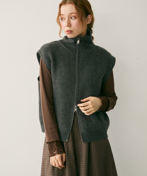 Crisp（クリスプ）の「フラワーレースカフメロウTシャツ（Tシャツ/カットソー・レディース・アイボリー/ブラウン/レッド・FREE）」の13枚目の写真