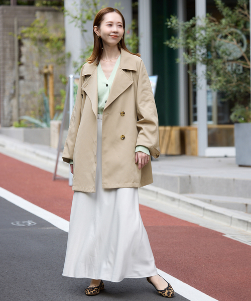 SLOBE IENA（スローブイエナ）の「Vネックペプラムカーディガン（カーディガン/ボレロ・レディース・ブラック/アイボリー/グリーン・FREE）」の11枚目の写真