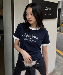 ECORR（エコル）の「[ユニセックス] クラシックシティリンガーTシャツ_ネイビー（Tシャツ/カットソー）」