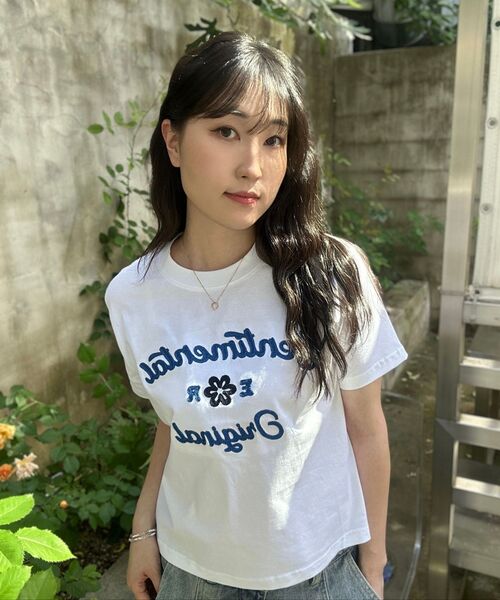 ECORR（エコル）の「[ユニセックス] クラシックシティリンガーTシャツ_ネイビー（Tシャツ/カットソー・レディース・その他・1/2/3/0）」の4枚目の写真