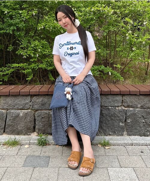 ECORR（エコル）の「[ユニセックス] クラシックシティリンガーTシャツ_ネイビー（Tシャツ/カットソー・レディース・その他・1/2/3/0）」の8枚目の写真