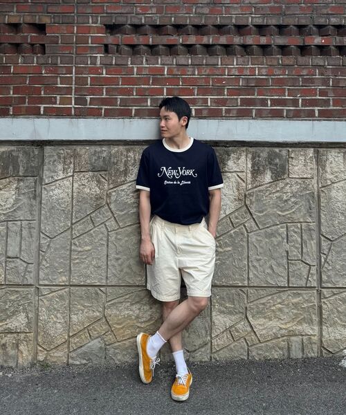 ECORR（エコル）の「[ユニセックス] クラシックシティリンガーTシャツ_ネイビー（Tシャツ/カットソー・レディース・その他・1/2/3/0）」の14枚目の写真