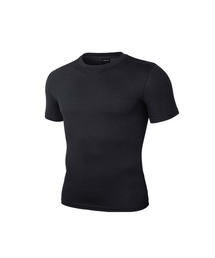 Silky Muscle Fit Short Sleeve_Black