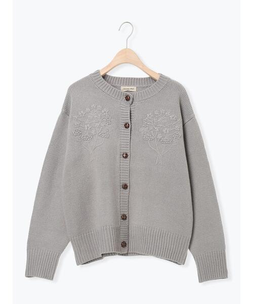 セール】◎刺繍カーディガン（カーディガン/ボレロ）｜Samansa Mos2