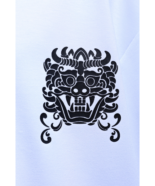 KIRTIMUKHA（キールティムカ）の「ロゴプリントVネック半袖Tシャツホワイト（Tシャツ/カットソー・メンズ・その他・FREE）」の4枚目の写真