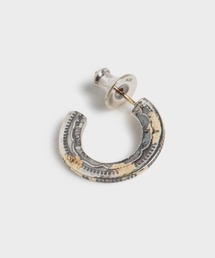 シルバー925/ピアス/K18gold post 50 Sen Coin Giza Edge Line Pierce(S) w/gold 古銭
