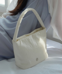 DEARMYDEER（ディアマイディア）の「ディアシンボルグロッシーバッグ_アイボリー（トートバッグ）」