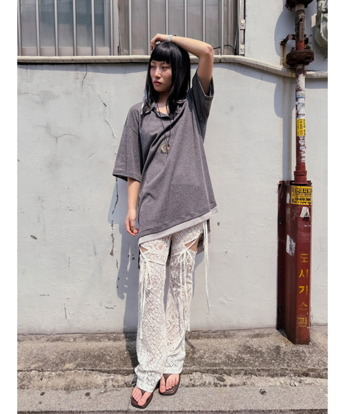 STILLLETHARDY（スティルレッサーディ）の「レースコンビブーツカットパンツ（その他パンツ・レディース・その他・1/2）」の2枚目の写真