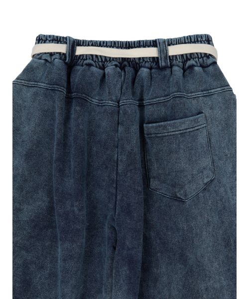 INEXCIS(イネクシス)の「スノーデニムワイドパンツ(ウォッシュドブルー)(スウェットパンツ・メンズ・ブルー系その他・FREE)」の8枚目の写真
