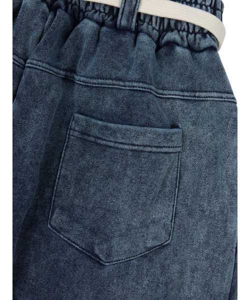 INEXCIS(イネクシス)の「スノーデニムワイドパンツ(ウォッシュドブルー)(スウェットパンツ・メンズ・ブルー系その他・FREE)」の9枚目の写真