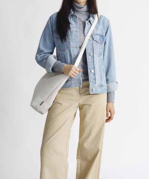 GREEN STUFF(グリーンスタッフ)の「enough bag 57 - corduroy canvas ivory(ショルダーバッグ・レディース・その他・FREE)」の7枚目の写真
