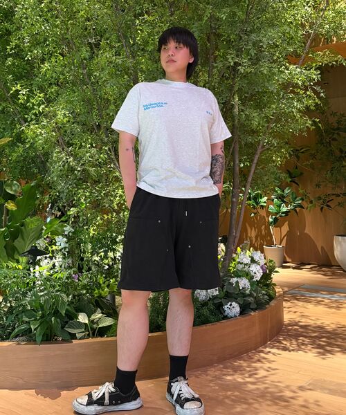 mydeepbluememories(マイディープブルーメモリーズ)の「Mm Symbol Logo T-Shirts (LIGHT GREY / SKY)(Tシャツ/カットソー・レディース・ライトグレー・SMALL/MEDIUM/LARGE)」の13枚目の写真