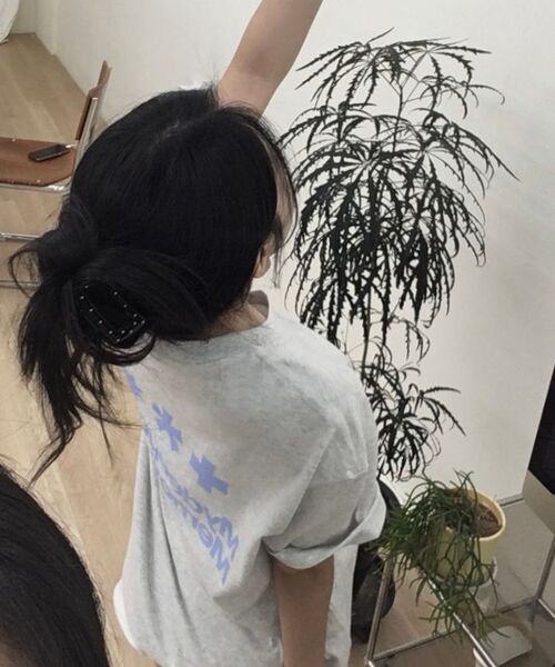 mydeepbluememories(マイディープブルーメモリーズ)の「Mm Symbol Logo T-Shirts (LIGHT GREY / SKY)(Tシャツ/カットソー・レディース・ライトグレー・SMALL/MEDIUM/LARGE)」の7枚目の写真