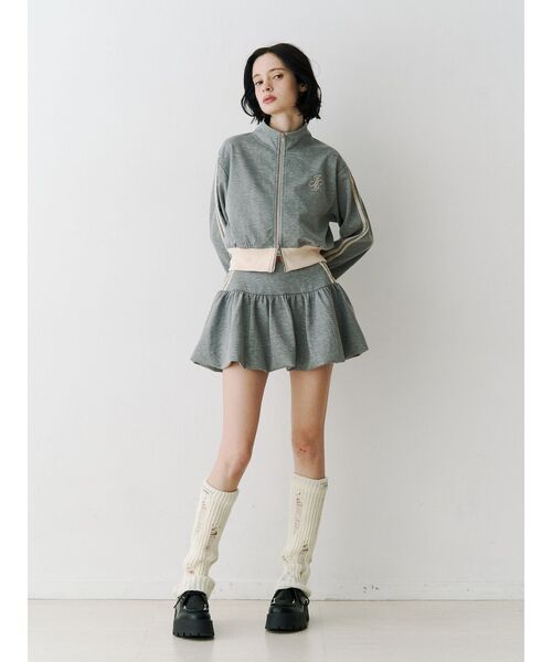 jouetie（ジュエティ）の「バルーンジャージスカパン【セットアップ対応】（スカート・レディース・アイボリー/グレー/ピンク・MEDIUM）」の8枚目の写真