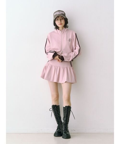 jouetie（ジュエティ）の「バルーンジャージスカパン【セットアップ対応】（スカート・レディース・アイボリー/グレー/ピンク・MEDIUM）」の12枚目の写真