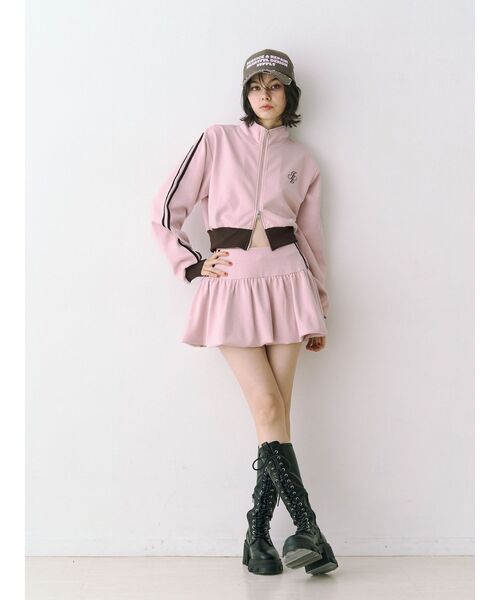 jouetie（ジュエティ）の「バルーンジャージスカパン【セットアップ対応】（スカート・レディース・アイボリー/グレー/ピンク・MEDIUM）」の11枚目の写真