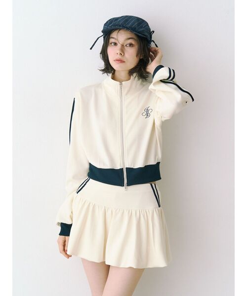 jouetie（ジュエティ）の「バルーンジャージスカパン【セットアップ対応】（スカート・レディース・アイボリー/グレー/ピンク・MEDIUM）」の16枚目の写真