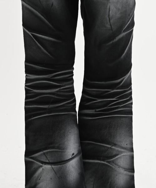 FUGA（フーガ）の「『FUGA/フーガ』立体加工フレアデニムパンツ（デニムパンツ・メンズ・ブラック/ホワイト・L/M/S）」の18枚目の写真