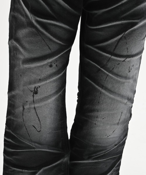 FUGA（フーガ）の「『FUGA/フーガ』立体加工フレアデニムパンツ（デニムパンツ・メンズ・ブラック/ホワイト・L/M/S）」の17枚目の写真