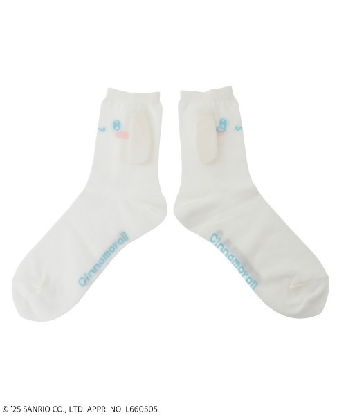 Candy Stripper（キャンディストリッパー）の「【CINNAMOROLL】ソックス（ソックス/靴下・レディース・オフホワイト/ホワイト系その他・FREE）」の2枚目の写真