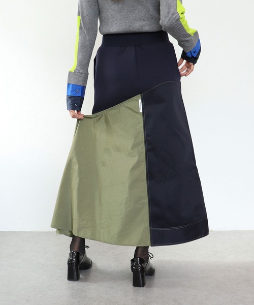 Cepica(セピカ)の「【MARECHAL TERRE / マルシャルテル】ドッキングデザインスカート(スカート・レディース・ネイビー・FREE)」の9枚目の写真