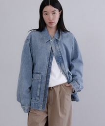 LOWRYS FARM（ローリーズファーム）の「【LFM(U)】デニムブルゾン【UNISEX】　 606932（デニムジャケット）」