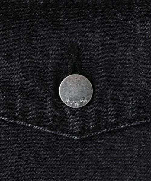 LOWRYS FARM(ローリーズファーム)の「【LFM(U)】デニムブルゾン【UNISEX】 606932(デニムジャケット・メンズ・ブラック/ブルー・MEDIUM/LARGE)」の17枚目の写真