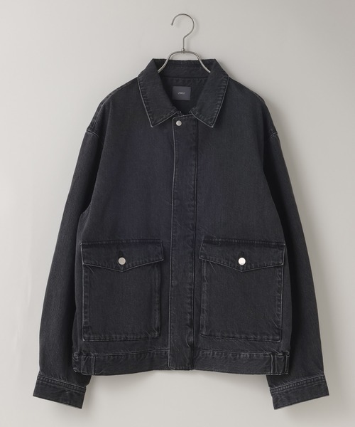 LOWRYS FARM(ローリーズファーム)の「【LFM(U)】デニムブルゾン【UNISEX】 606932(デニムジャケット・メンズ・ブラック/ブルー・MEDIUM/LARGE)」の13枚目の写真