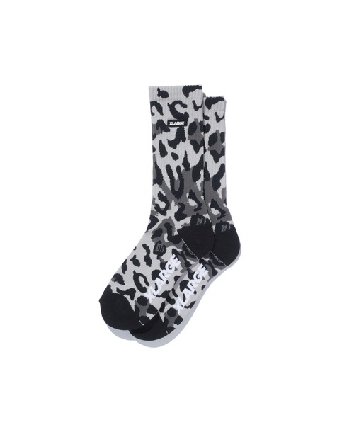 XLARGE(エクストララージ)の「SQUARE LOGO SOCKS(ソックス/靴下・メンズ・ホワイト/ブラック/グレー/ベージュ・ONE SIZE)」の4枚目の写真