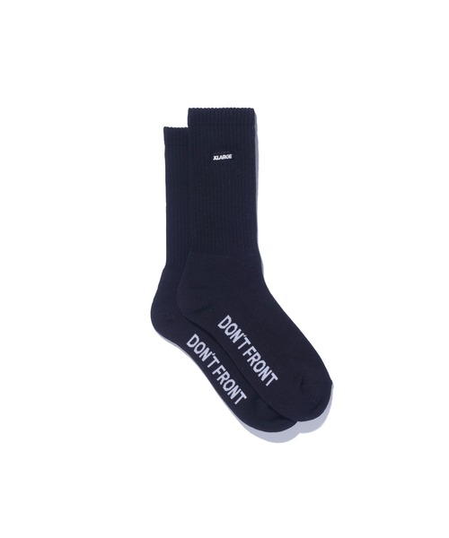 XLARGE(エクストララージ)の「SQUARE LOGO SOCKS(ソックス/靴下・メンズ・ホワイト/ブラック/グレー/ベージュ・ONE SIZE)」の6枚目の写真