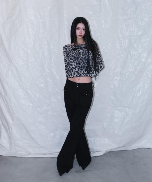 CHERRYQUIRI(チェリーキュリー)の「metalic stud boots cut pt - black(その他パンツ・レディース・その他・MEDIUM/SMALL)」の3枚目の写真