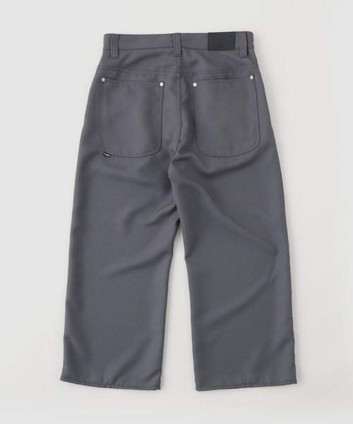 JIEDA(ジエダ)の「JIEDA / ジエダ WIDE ONE TUCK STRAIGHT PANTS(その他パンツ・メンズ・グレー/ブラック・1/2)」の3枚目の写真