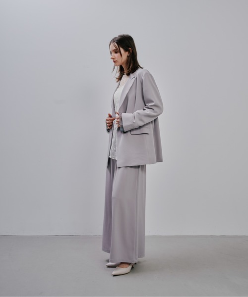 Julep(ジュレップ)の「Tailored Jacket(テーラードジャケット・レディース・グレイッシュベージュ/ライトグレー/ブラック・FREE)」の5枚目の写真
