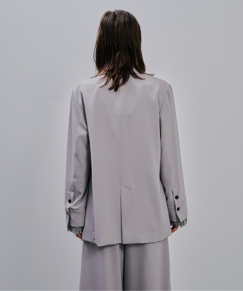 Julep(ジュレップ)の「Tailored Jacket(テーラードジャケット・レディース・グレイッシュベージュ/ライトグレー/ブラック・FREE)」の9枚目の写真