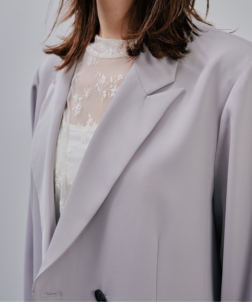 Julep(ジュレップ)の「Tailored Jacket(テーラードジャケット・レディース・グレイッシュベージュ/ライトグレー/ブラック・FREE)」の11枚目の写真