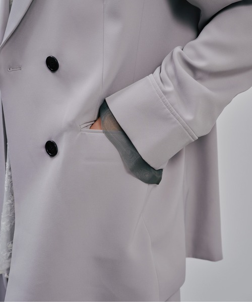 Julep(ジュレップ)の「Tailored Jacket(テーラードジャケット・レディース・グレイッシュベージュ/ライトグレー/ブラック・FREE)」の12枚目の写真