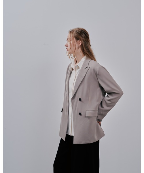 Julep(ジュレップ)の「Tailored Jacket(テーラードジャケット・レディース・グレイッシュベージュ/ライトグレー/ブラック・FREE)」の19枚目の写真