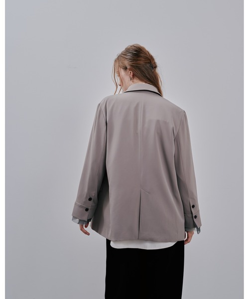 Julep(ジュレップ)の「Tailored Jacket(テーラードジャケット・レディース・グレイッシュベージュ/ライトグレー/ブラック・FREE)」の20枚目の写真