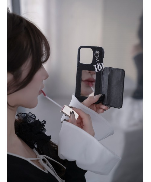 Darich キルティングミラー-DDチャームiPhoneケース キルティングミラーDDチャームiPhoneケース（スマホケース/カバー