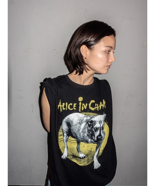 THRIFTY LOOK(スリフティールック)の「THRIFTY LOOK スリフティルック / THRIFTY"ALICE IN CHAIN"TEE(Tシャツ/カットソー・メンズ・ブラック系2/ブラック・X-LARGE/LARGE)」の3枚目の写真