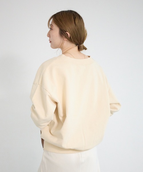 jj mercer（ジェイジェイマーサー）の「【J.J. Mercer】＜別注＞スウェット（スウェット・レディース・ホワイト/ベージュ/チャコール・フリー）」の11枚目の写真