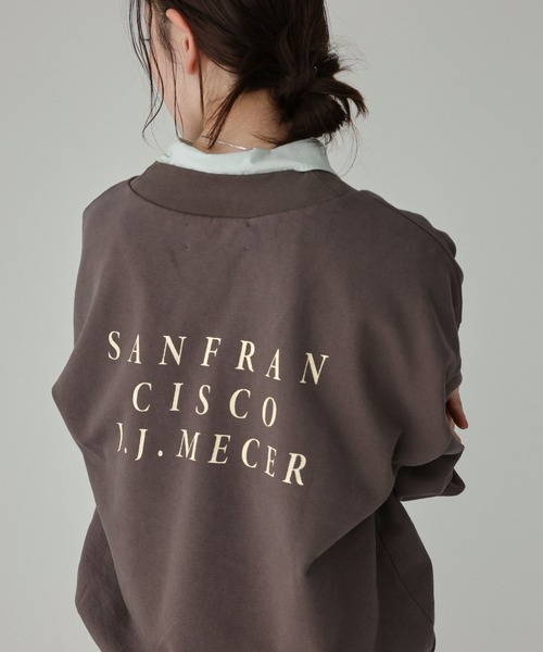 jj mercer（ジェイジェイマーサー）の「【J.J. Mercer】＜別注＞スウェット（スウェット・レディース・ホワイト/ベージュ/チャコール・フリー）」の19枚目の写真